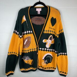 Vintage Green Bay Packers Cartigan
